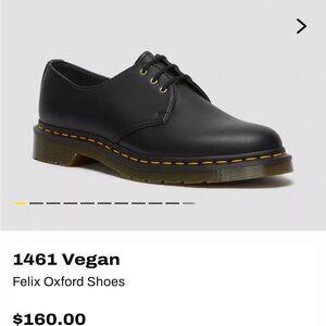 Dr. Martens Vegan Black Oxford Shoes